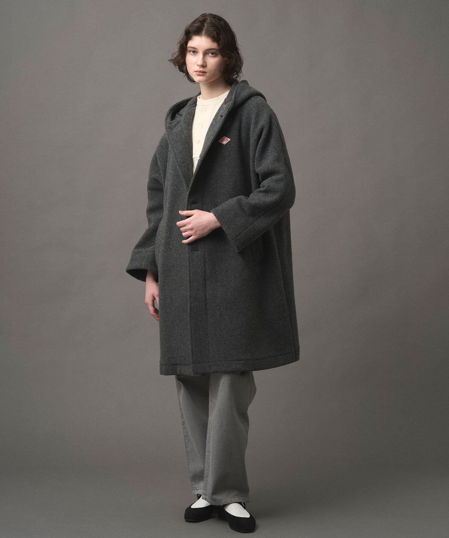 Bshop｜DANTON | ウールライトパイル フードコート WOMEN | Rakuten