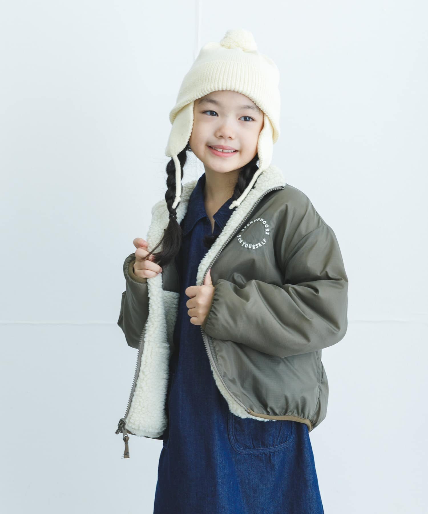 URBAN RESEARCH DOORS｜リバーシブルボアジャケット(KIDS) | Rakuten