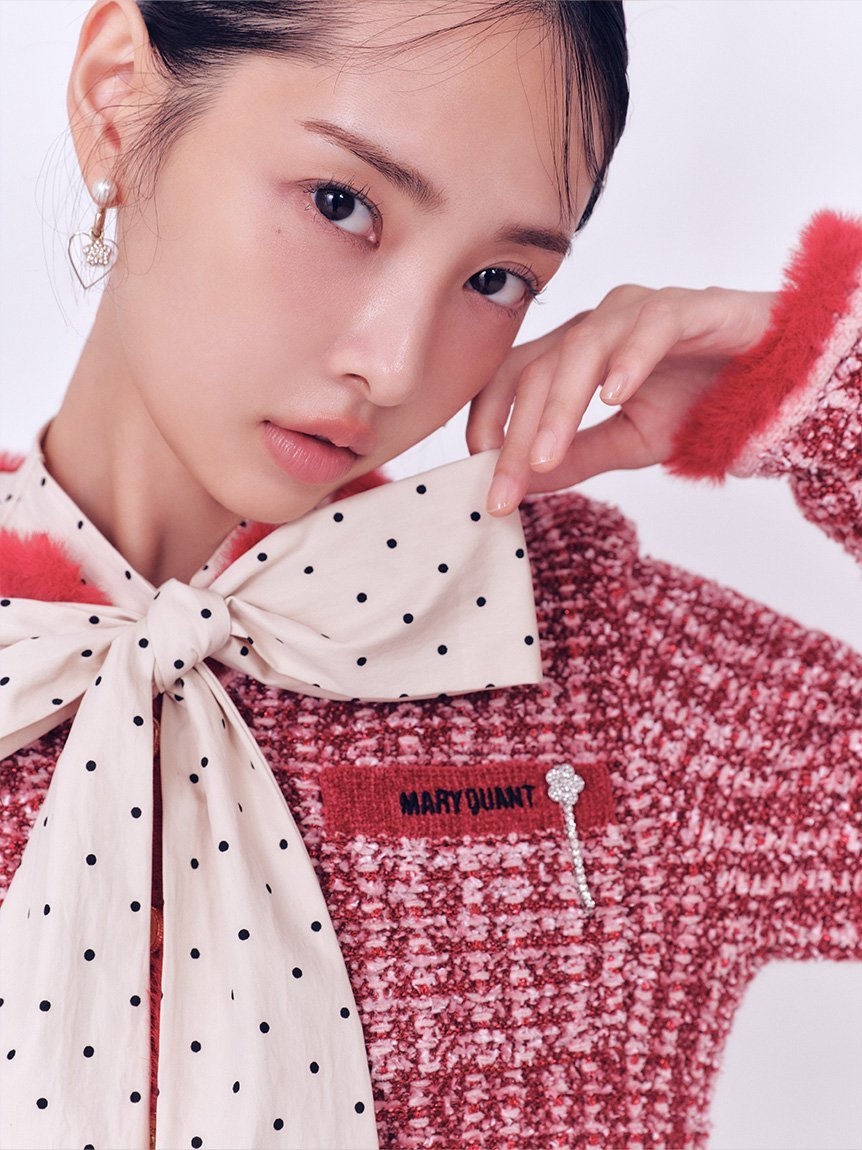 LILY BROWN｜【LILY BROWN×MARY QUANT】ツイードニットジャケット