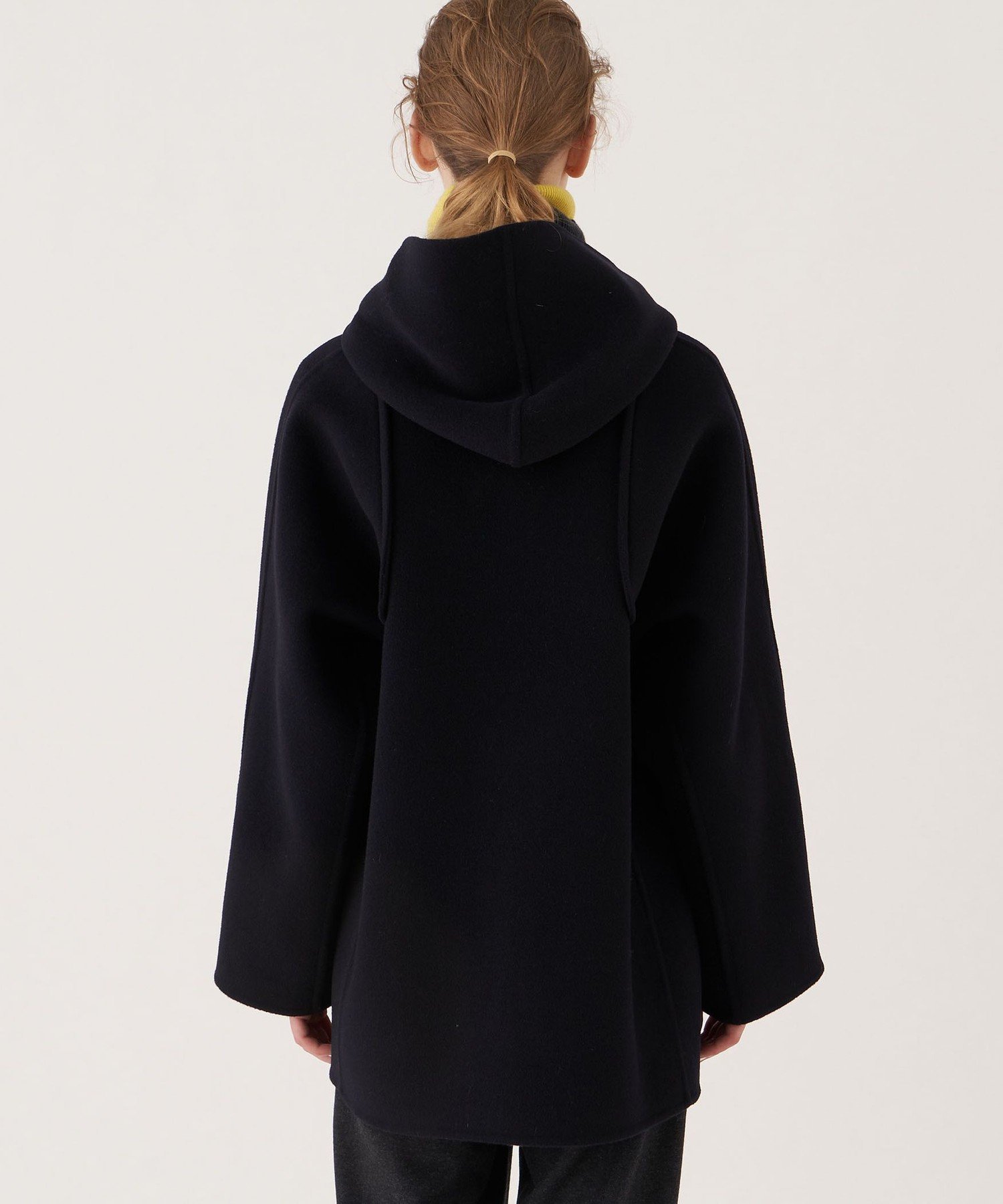 TOMORROWLAND｜ウールカシミヤダブルフェイス フーデットコート