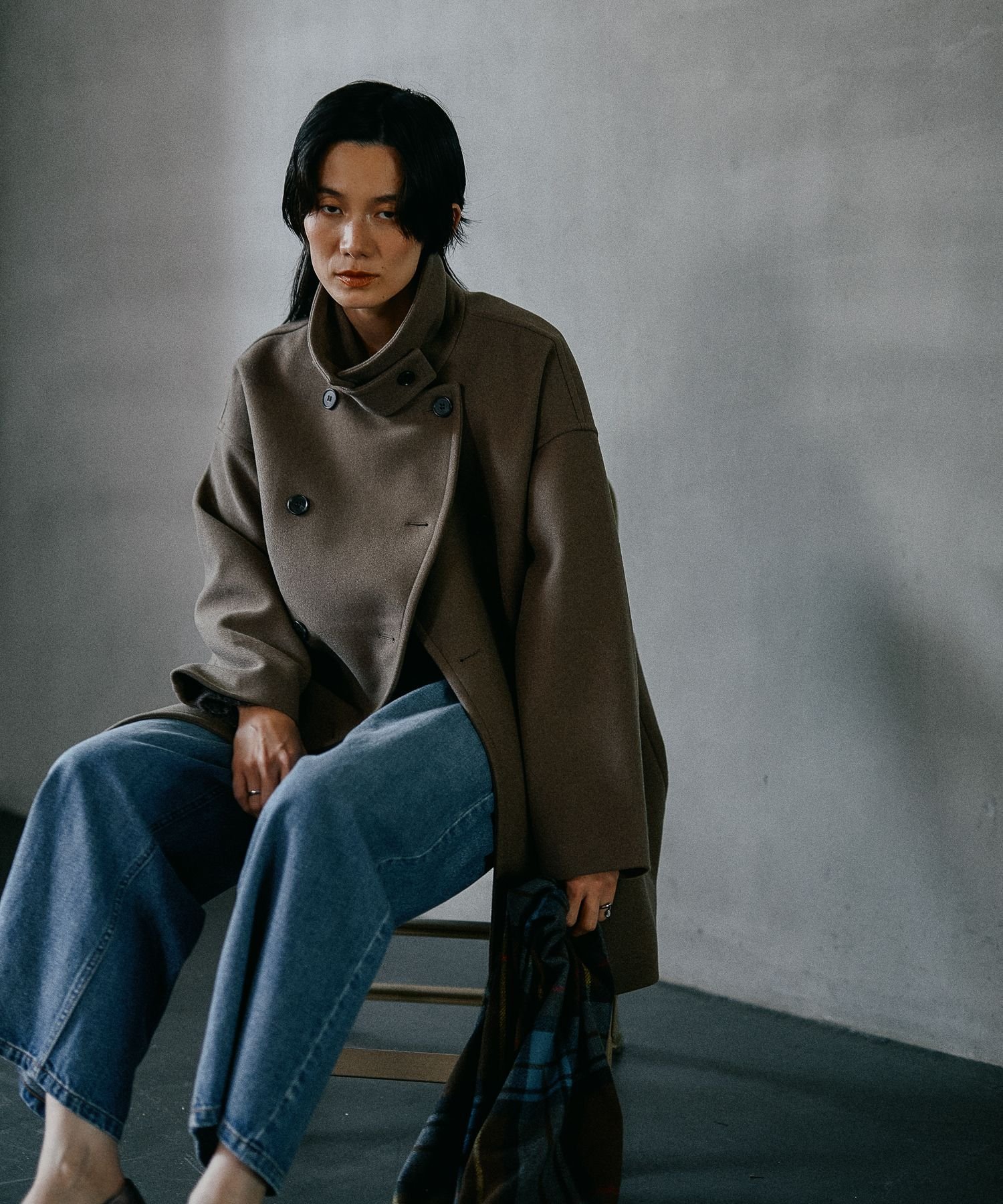 LEPSIM｜ウーリーダブルミドルコート | Rakuten Fashion(楽天