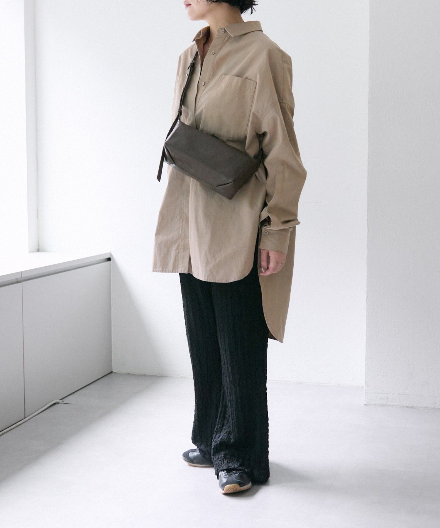 ear PAPILLONNER｜《本革/ミニマムサイズ/軽量》ボックスショルダー