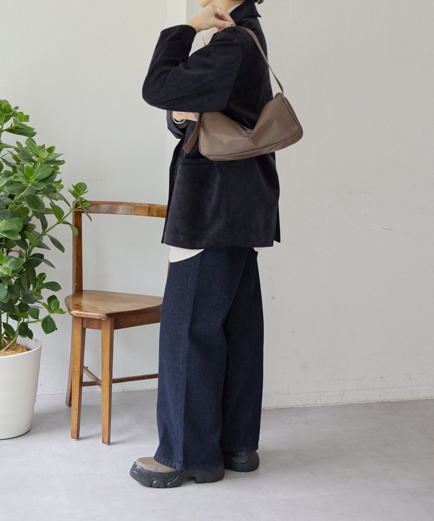 ear PAPILLONNER｜《本革/超軽量280g/全骨格◎》ミニスワローマチ