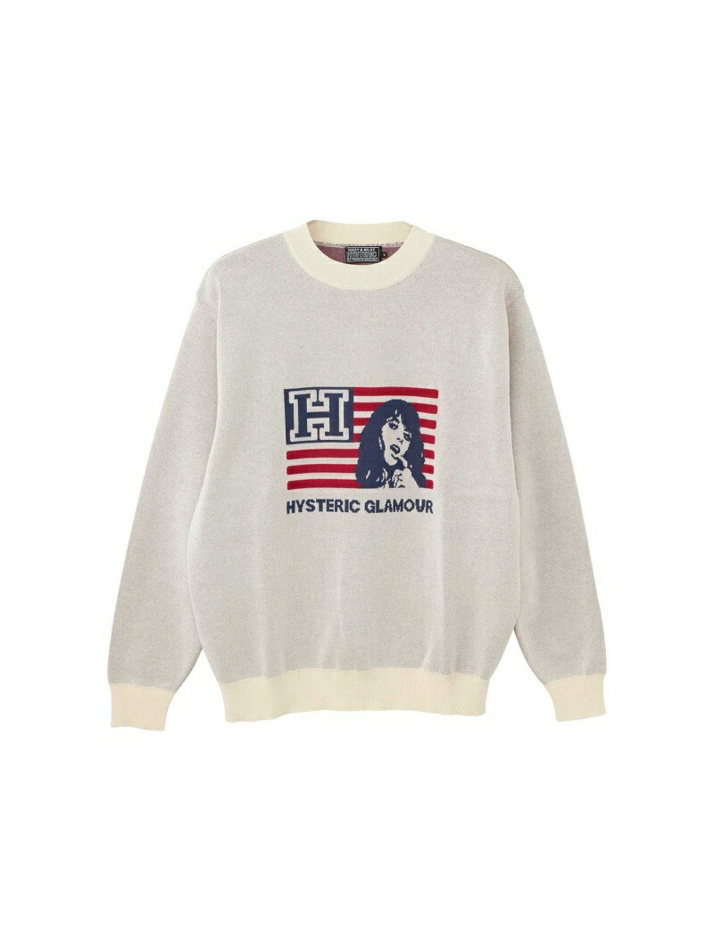 楽天市場】HYSTERIC GLAMOUR H AND STRIPESジャカード セーター