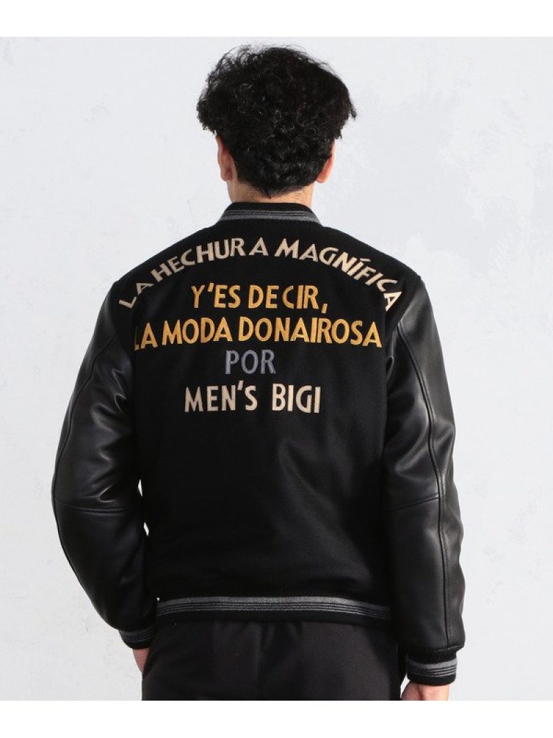 楽天市場】【SALE／50%OFF】MEN'S BIGI レザースタジャン【1986年