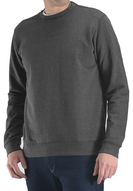 楽天市場】【チャコールグレー限定】クルーネック トレーナー