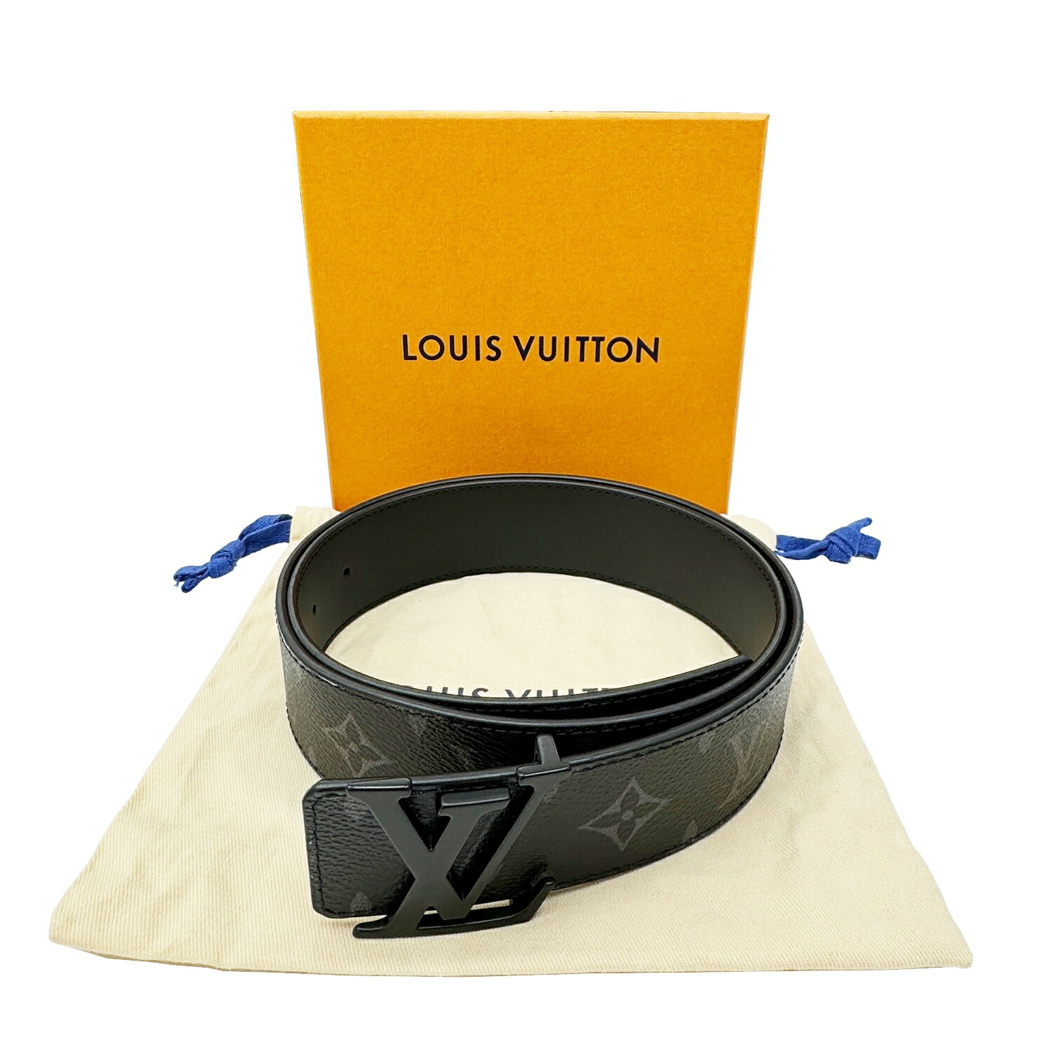 楽天市場】【中古】LOUIS VUITTON ルイ ヴィトン ベルト LV イニシャル