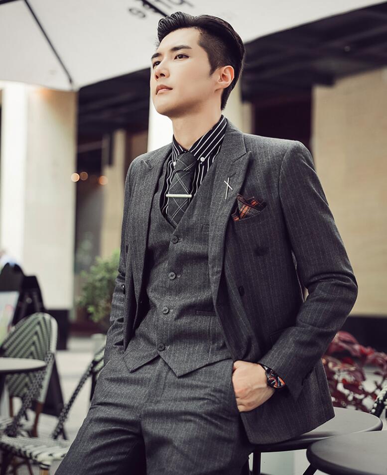 楽天市場】【送料無料】ダブルスーツ メンズスーツ 3ピース フォーマル