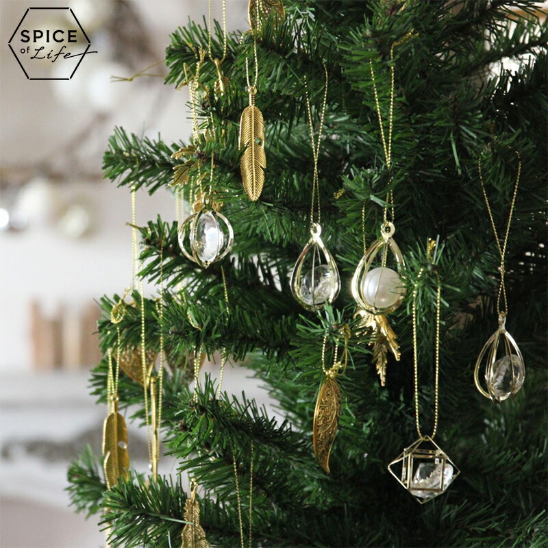 Y2799-2 バカラ クリスマスオーナメント ツリー 置物 高さ13.5㎝ Y2799