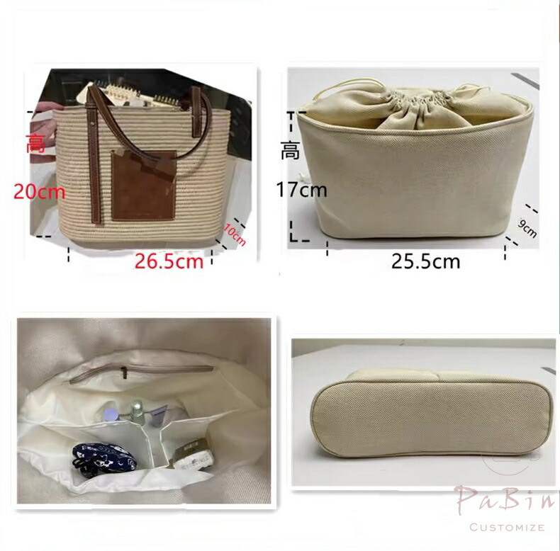 楽天市場】全7色 バッグインバッグ LOEWE / ロエベ スクエア