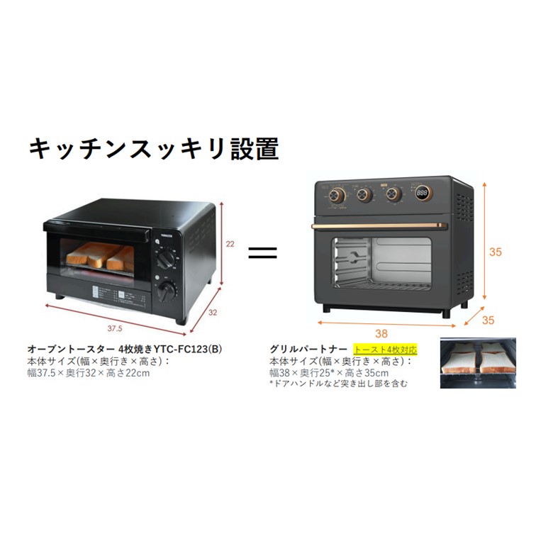 楽天市場】山善 YAMAZEN コンベクションオーブン GRILL PARTNER YCV