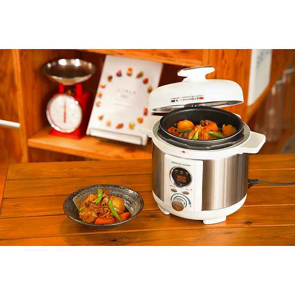 楽天市場】【送料無料】リブセトラ 電気圧力鍋 ホワイト＜LPC