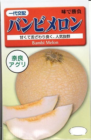 楽天市場】野菜種子 メロン「バンビメロン」11粒／30粒／50粒／100粒