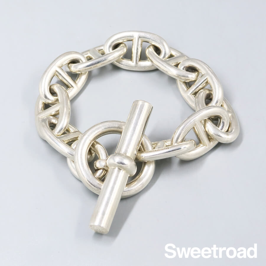 楽天市場】エルメス シェーヌダンクル チェーンブレスレット TGMサイズ