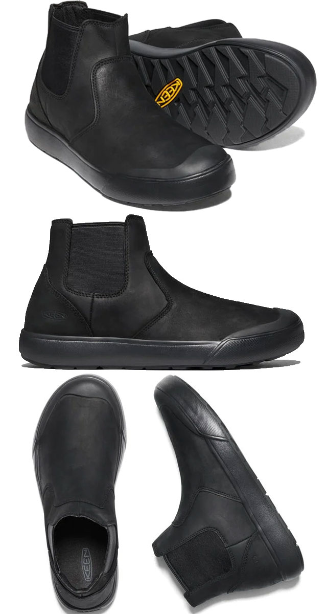 楽天市場】キーン サイドゴアブーツ レディース 黒 靴 エレナ