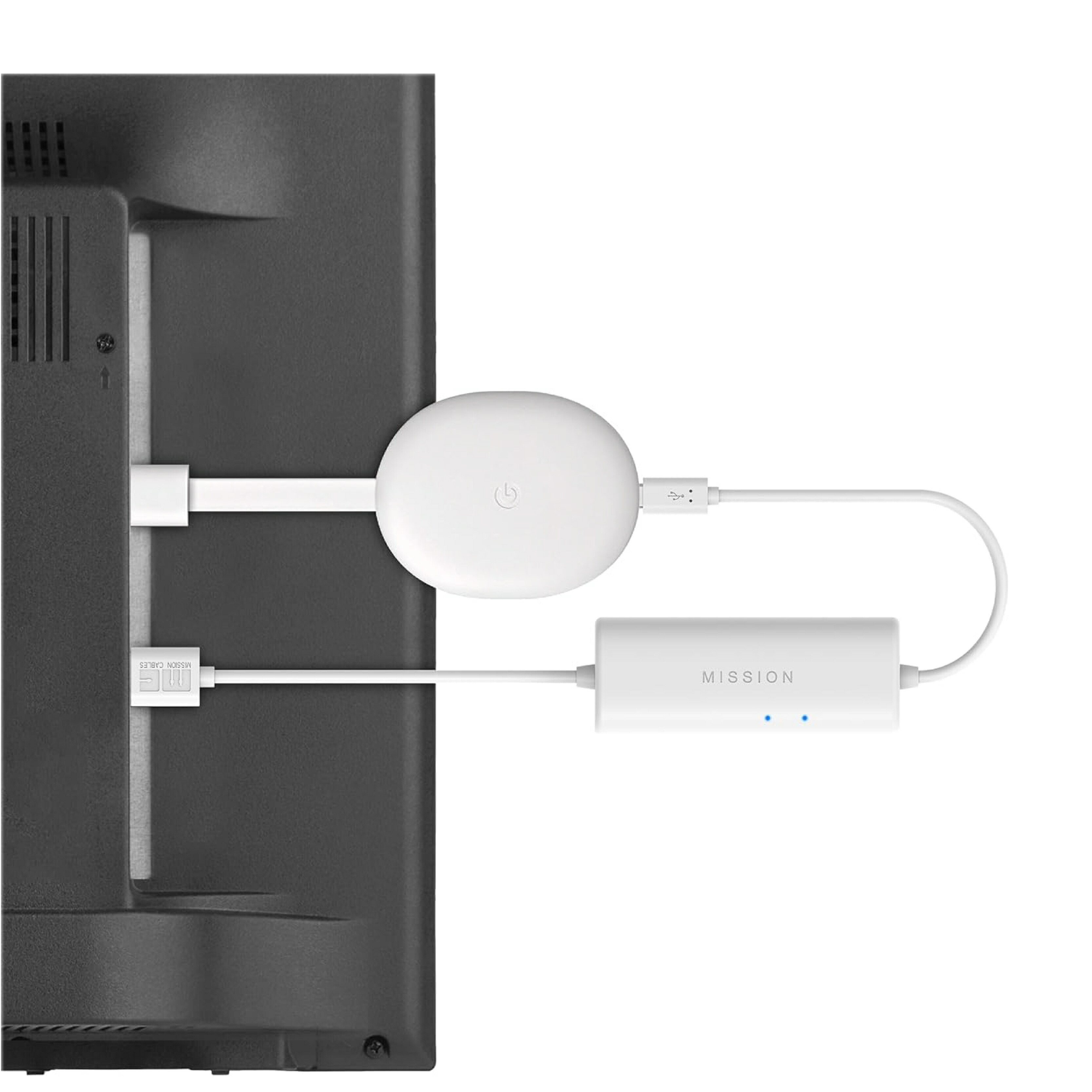 楽天市場】Mission Cables【Google Chromecast & Chromecast Ultra 4K