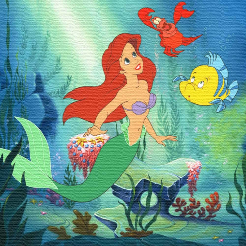 楽天市場】リトルマーメイドのファブリックボード アリエル ディズニー