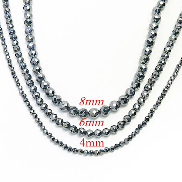 楽天市場】テラヘルツ ネックレス 4mm 【48面】 【3,400円～】 送料