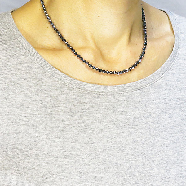 楽天市場】テラヘルツ ネックレス 4mm 【48面】 【3,400円～】 送料