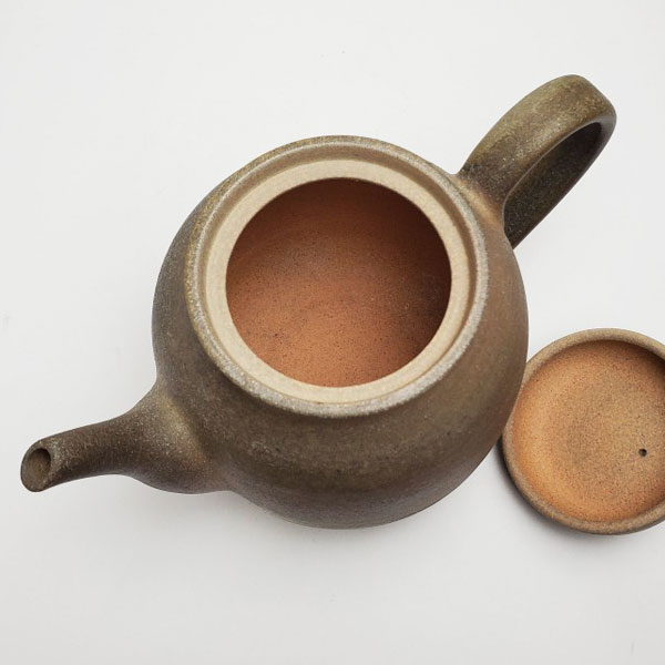 楽天市場】備前焼 ティーポット（桟切）| おしゃれ 日本製 工芸品 急須