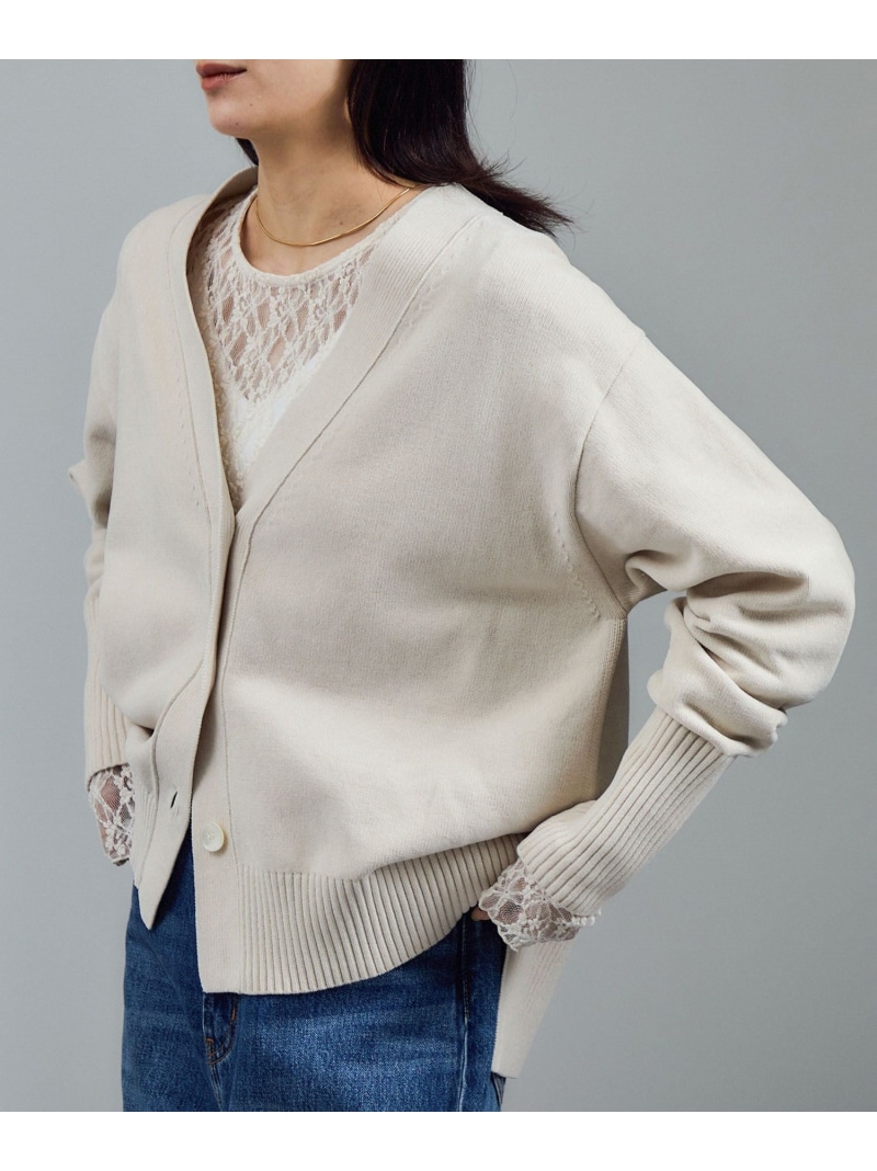 楽天市場】Vネックカーディガン-CreamyCotton /クリーミーコットン
