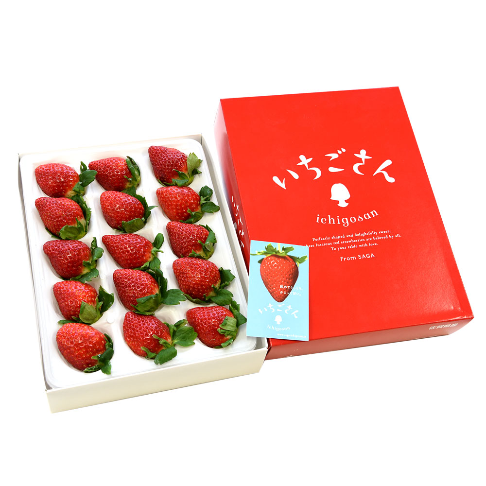 楽天市場】佐賀県より産地直送 JAからつ 新品種いちご いちごさん DX