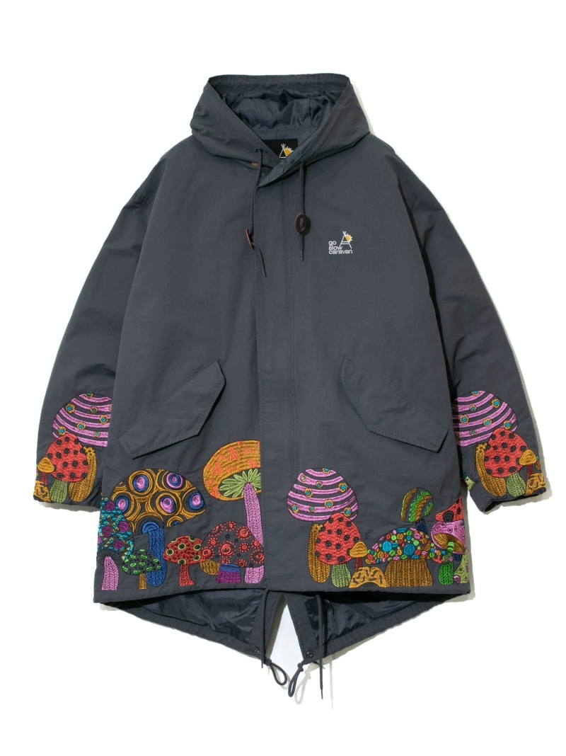 楽天市場】GO SLOW CARAVAN/(M)コットンナイロンパネル刺繍モッズ