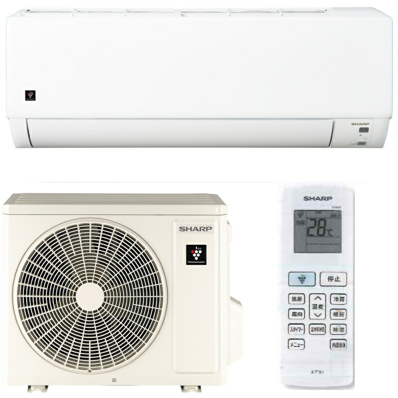 楽天市場】SHARP AC-25SFT : ルームエアコン プラズマクラスター7000