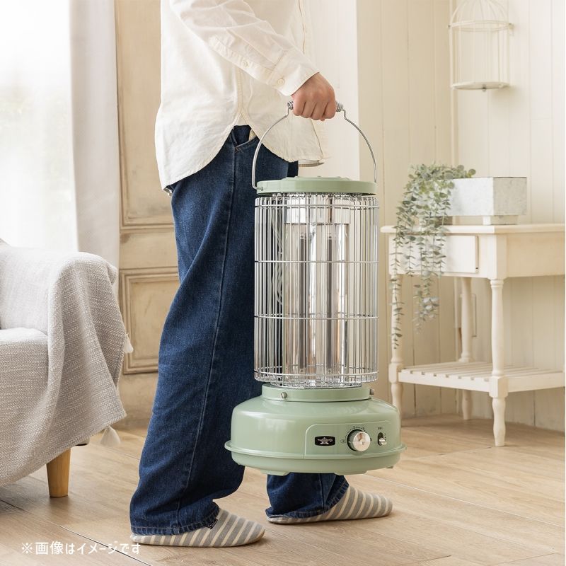 楽天市場】グラファイトフレームヒーター グリーン 正規品 暖房器具