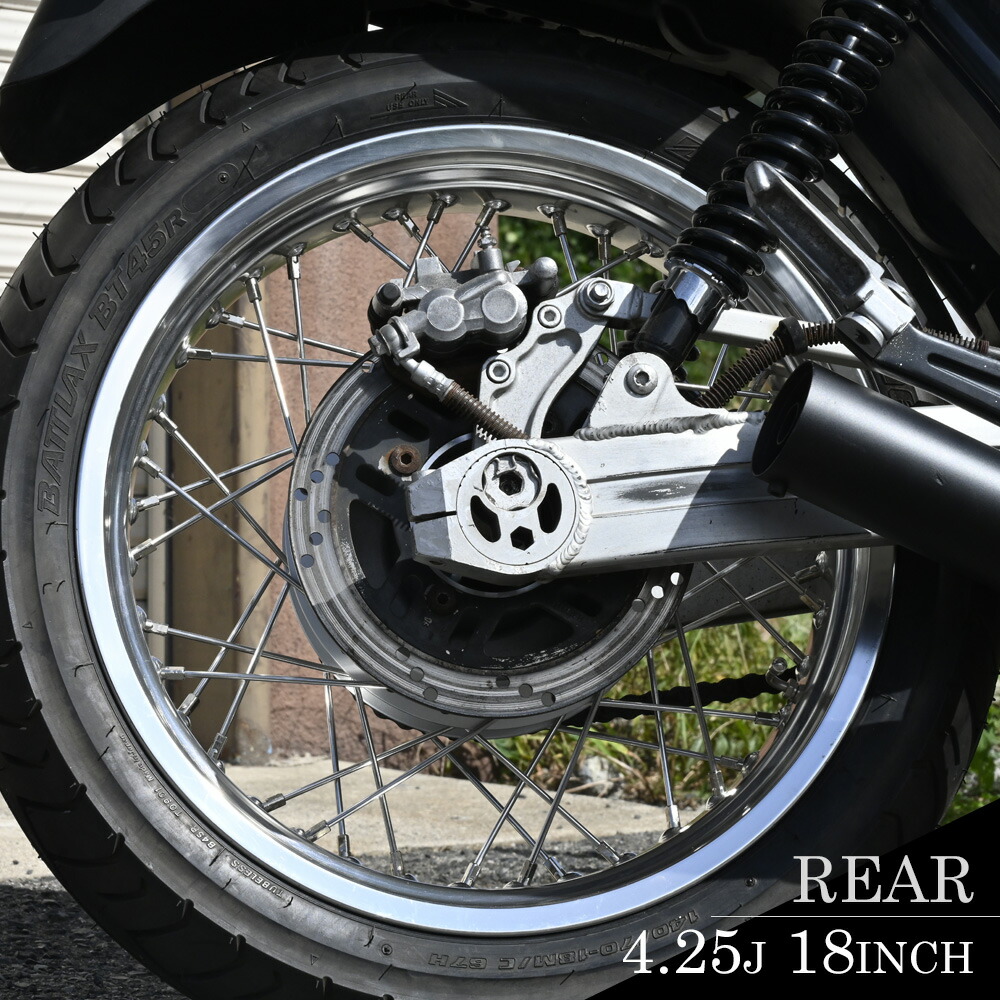 楽天市場】ゼファー400 スポークホイール 18インチ ホイール スポーク