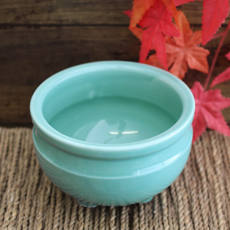 楽天市場】【アウトレット】青磁三ツ足 香炉 (大) [Φ10.8×H7.7cm