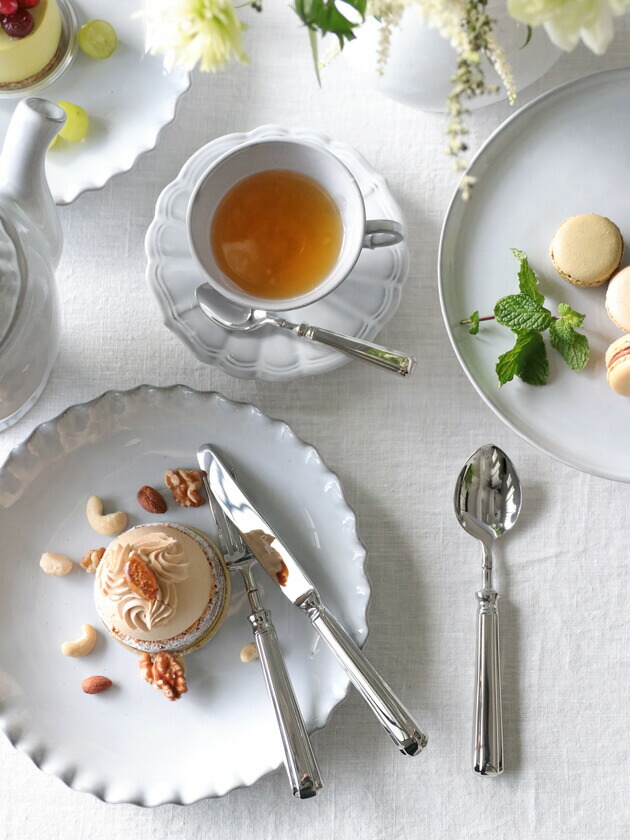 楽天市場】【SET】 デザート Cutipol PICCADILLY SILVER カトラリー