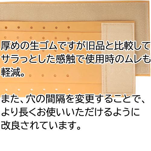 楽天市場】〔P〕バラコンバンド 新ワンタッチ腰用ダブル穴あき L〜LL
