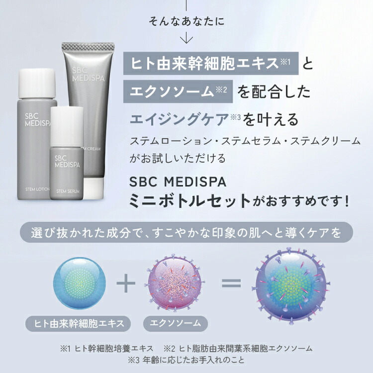 楽天市場】【ご新規様限定】SBC MEDISPAミニボトルセット湘南美容