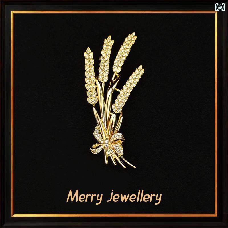 楽天市場】稲穂（ブローチ｜レディースジュエリー・アクセサリー