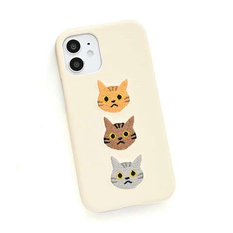 楽天市場】スマホケース 多機種対応 ハードケース 【 刺繍 まるっと 3