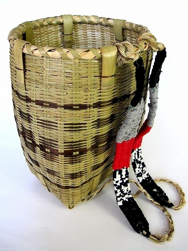 楽天市場】線入 背負い篭 中 竹 かご 篭 連尺ヒモ付 ☆ : 昭和のレトロ