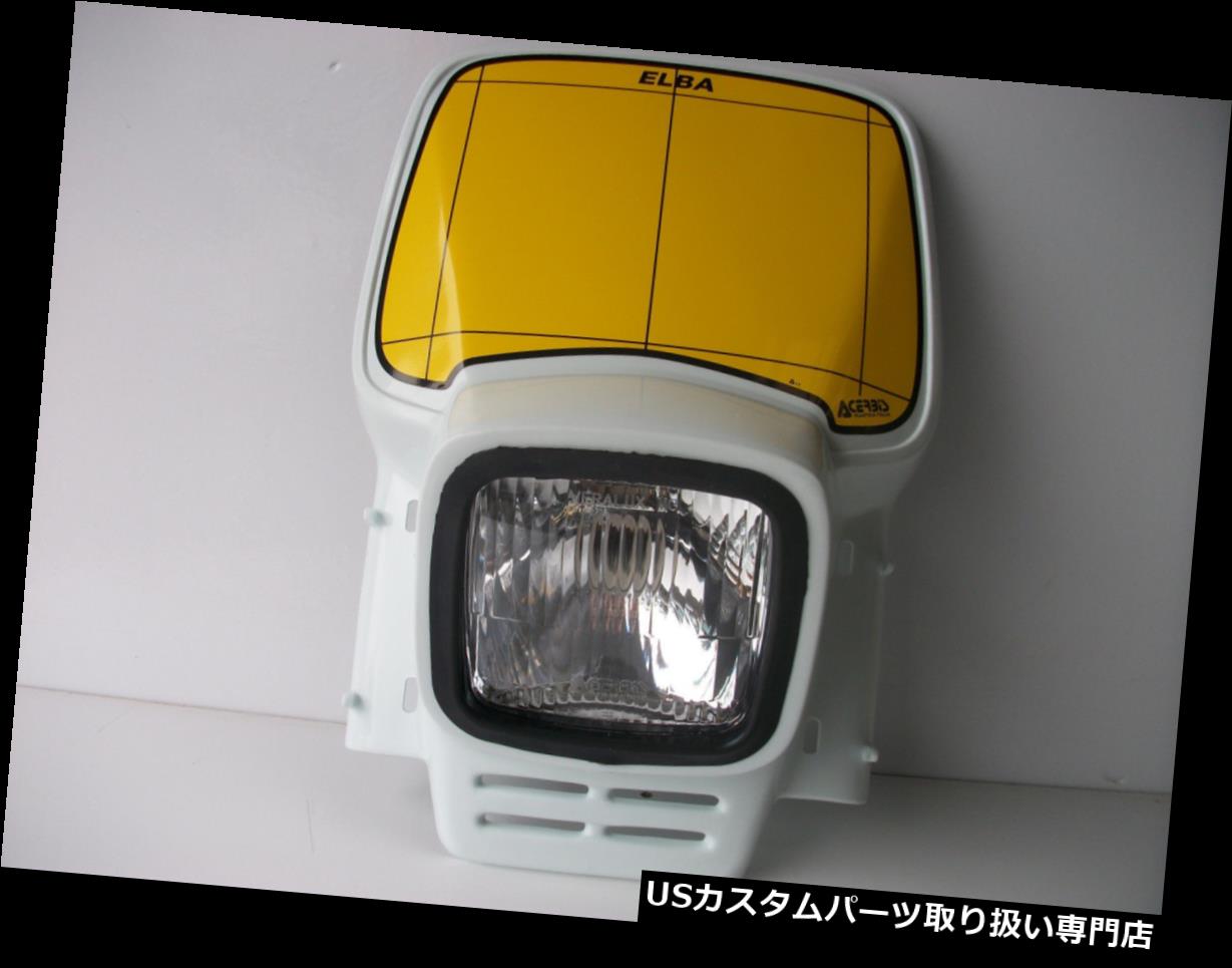 楽天市場】USヘッドライト Acerbis Elbaクラシックヘッドライト
