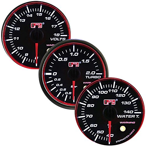 楽天市場】オートゲージ 3点セット 3連メーター ブースト計 電圧計