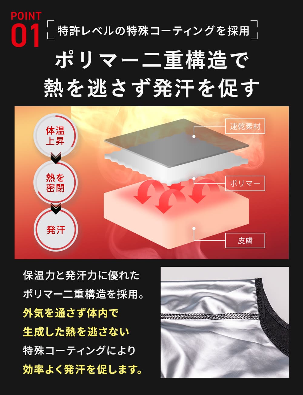 楽天市場】【ヒートラップ 公式】 サウナシャツ 着るサウナ サウナ