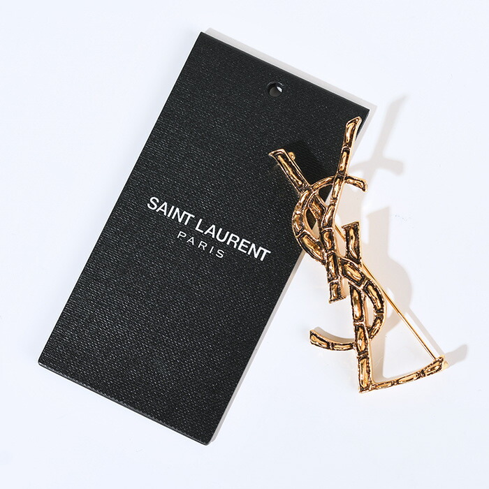 希少】サンローラン ネジ OXIDIZED SILVER ブローチ