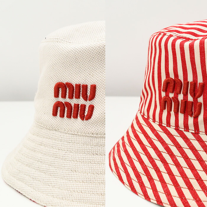 楽天市場】【3/1限定10％オフ＆P10倍】MIU MIU ミュウミュウ 帽子