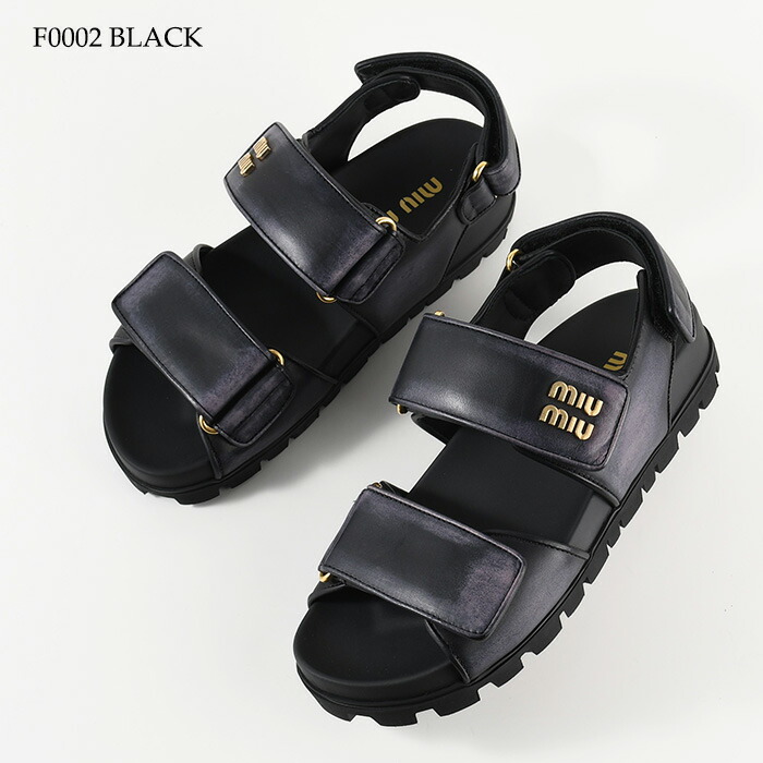 楽天市場】【3/1限定10％オフ＆P10倍】MIU MIU ミュウミュウ サンダル