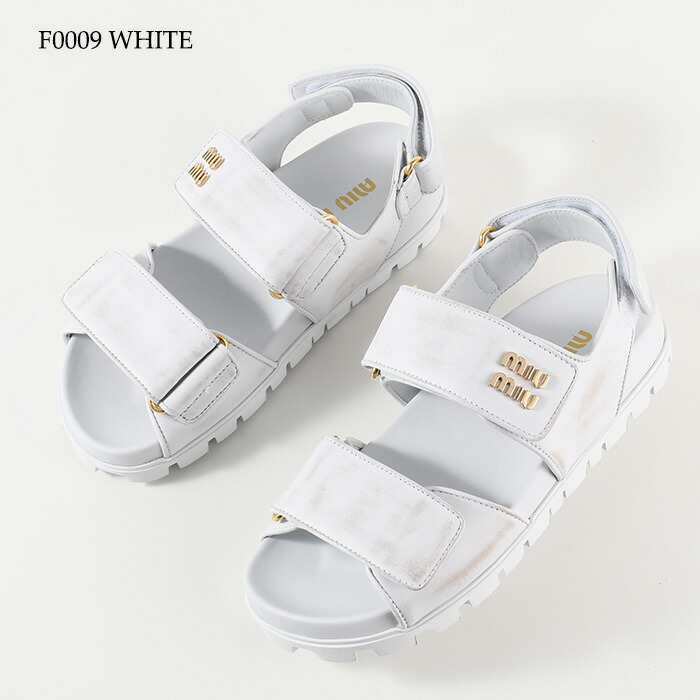 楽天市場】【3/1限定10％オフ＆P10倍】MIU MIU ミュウミュウ サンダル