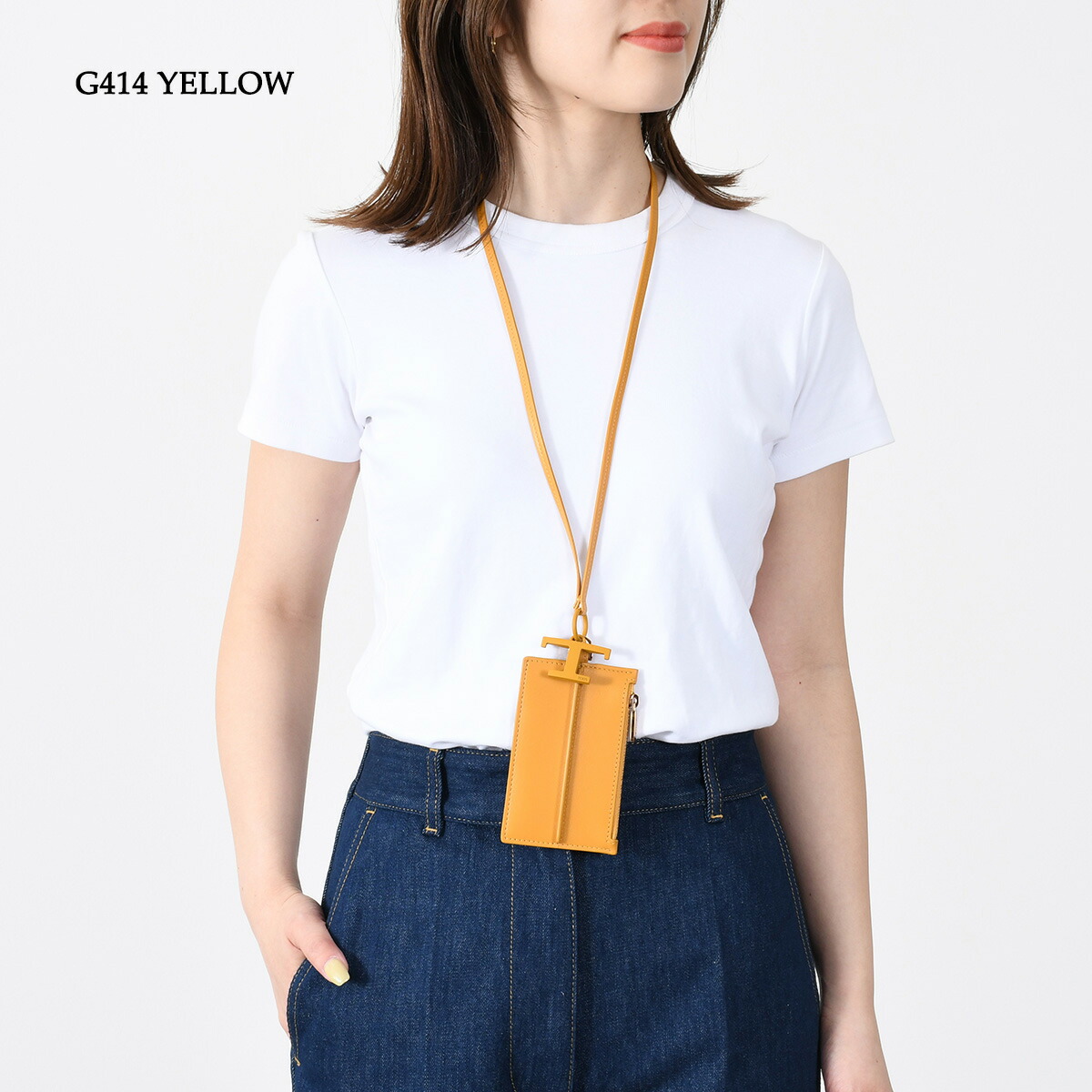 楽天市場】TOD'S トッズ レザーネックカードホルダー Tタイムレス