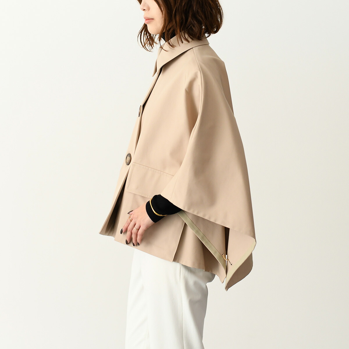 楽天市場】Max Mara マックスマーラ ポンチョ ケープ アウター コート