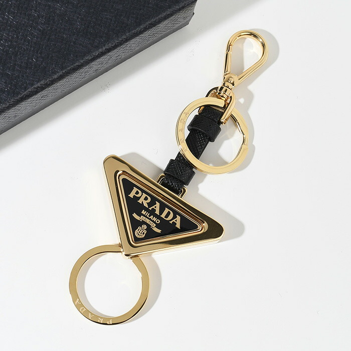 楽天市場】PRADA プラダ キーチャーム キーホルダー レザー×メタル