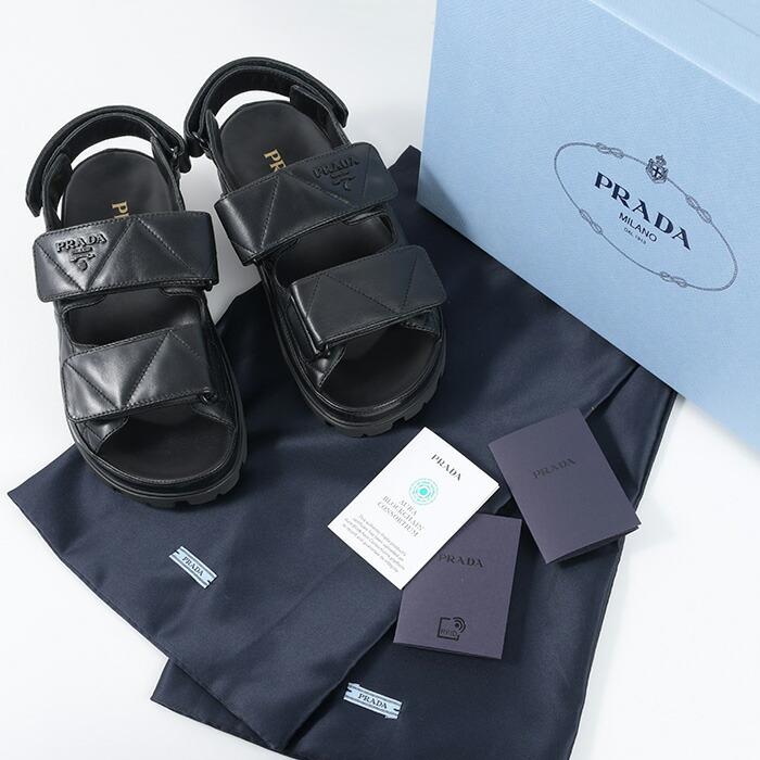 楽天市場】PRADA プラダ サンダル シューズ スポーツサンダル 1X721MD