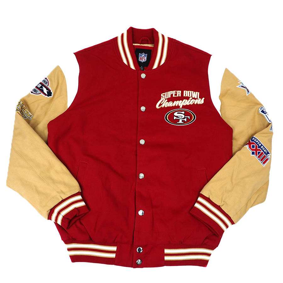 楽天市場】NFL 49ers スタジャン スーパーボウル フランチャイズ Full