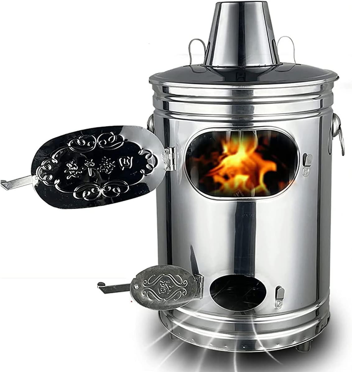 楽天市場】焼却炉 落ち葉焼却炉 焚火台 焚き火台 401ステンレス 家庭用